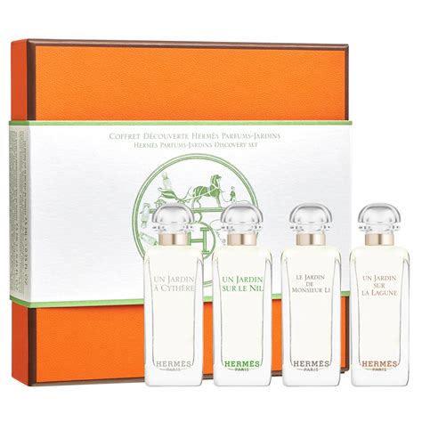 hermes jardin mini set|hermes mini jardin perfume.